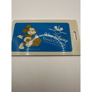 Vintage 1986 Walt Disney Travel Co. Luggage Tag Featuring Mickey Mouse